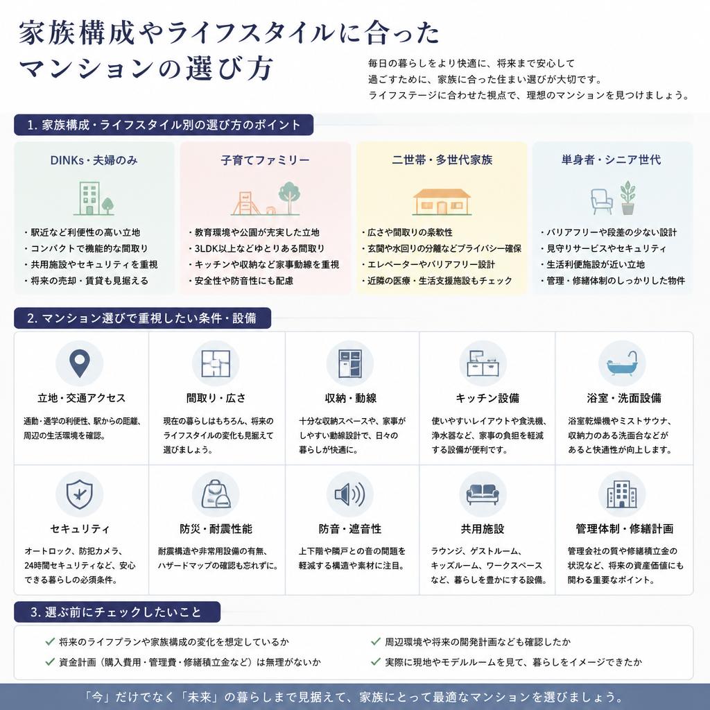 結婚生活に最適なマンションの選び方