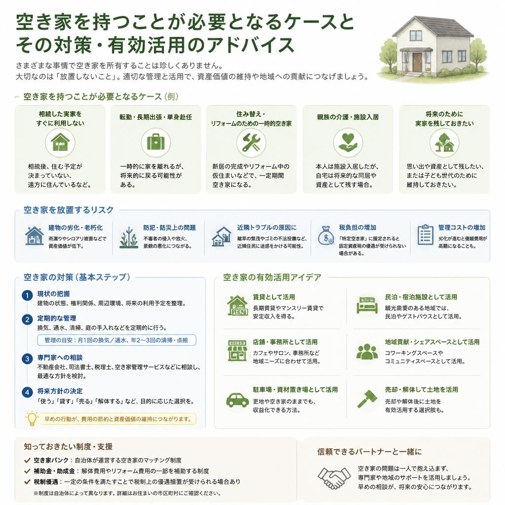 空き家対策と資産活用の方法