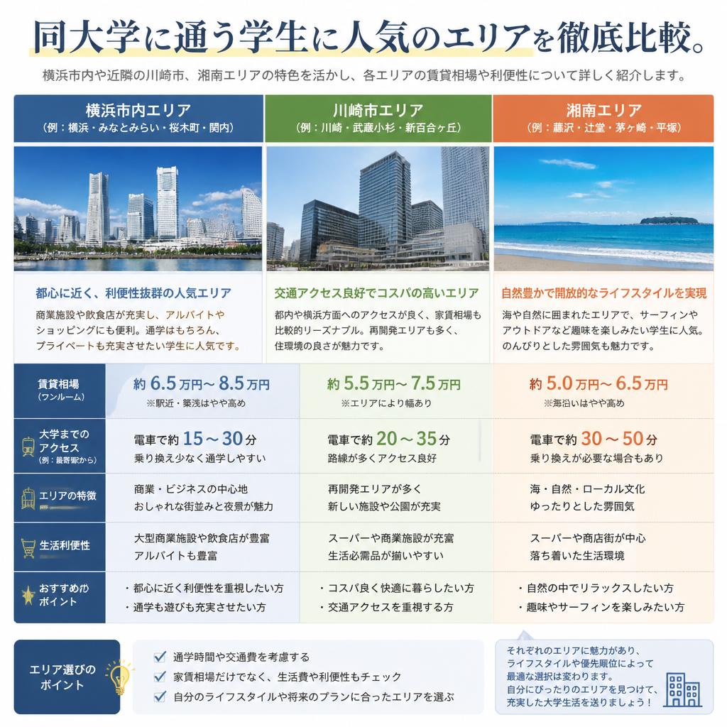 おすすめの賃貸エリア