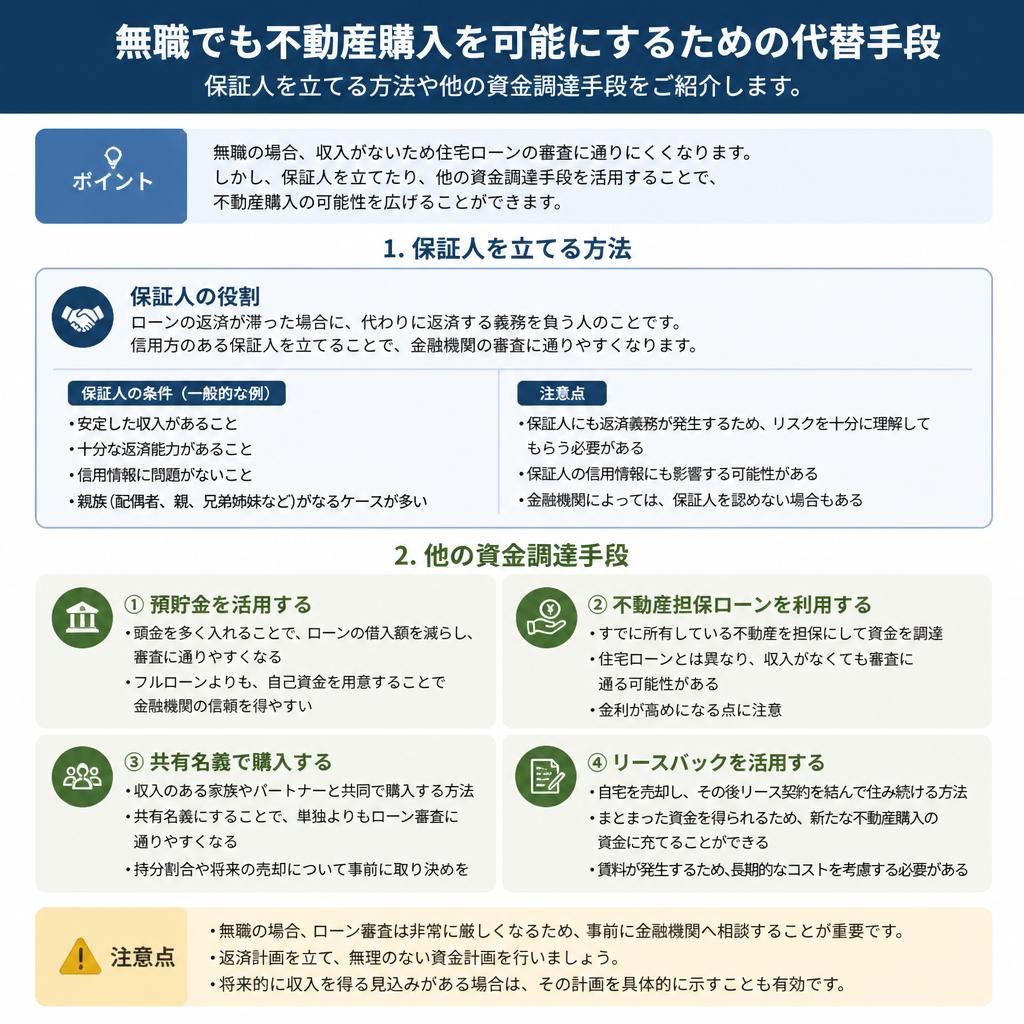 審査を通るための代替手段