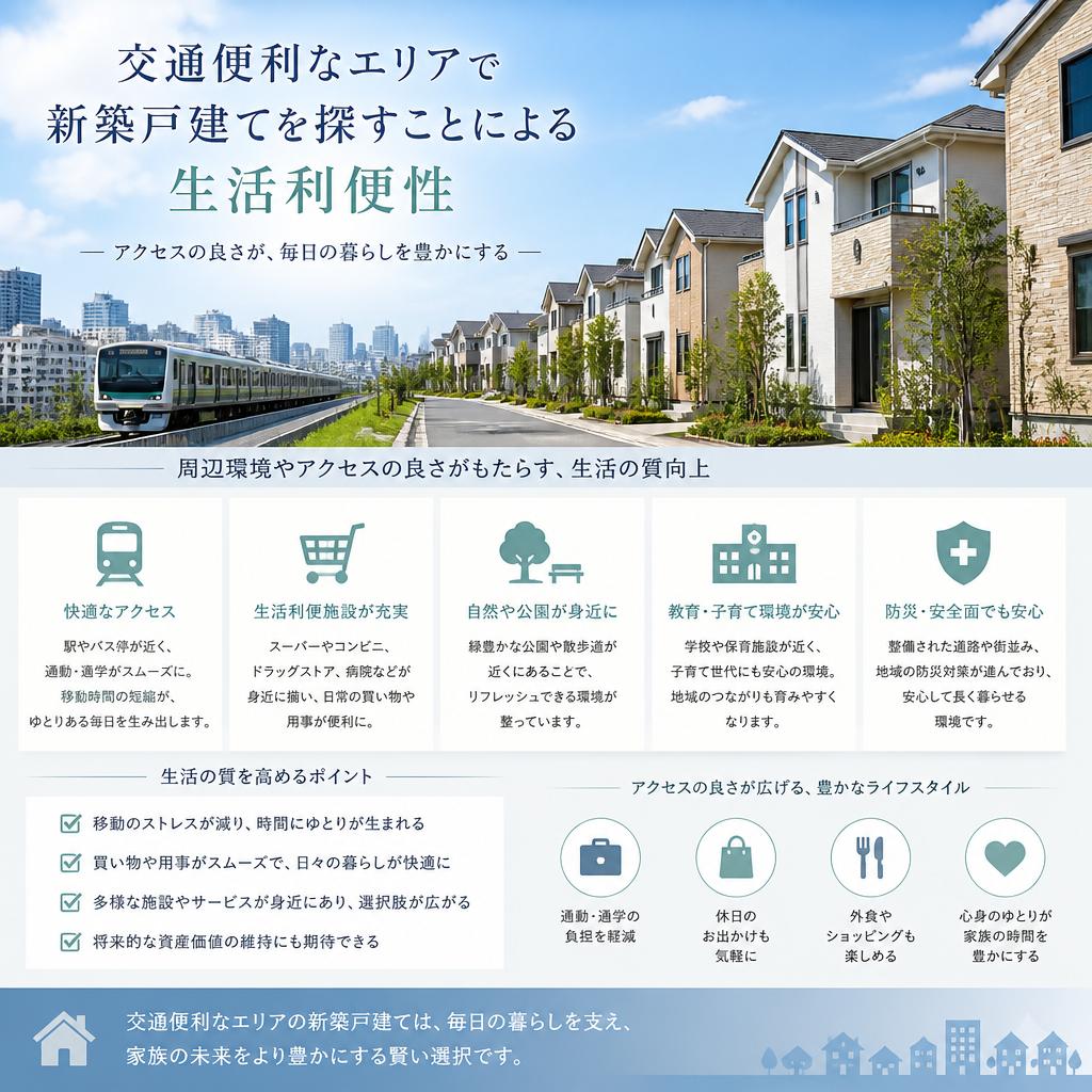 理想の生活を手に入れるための立地選び