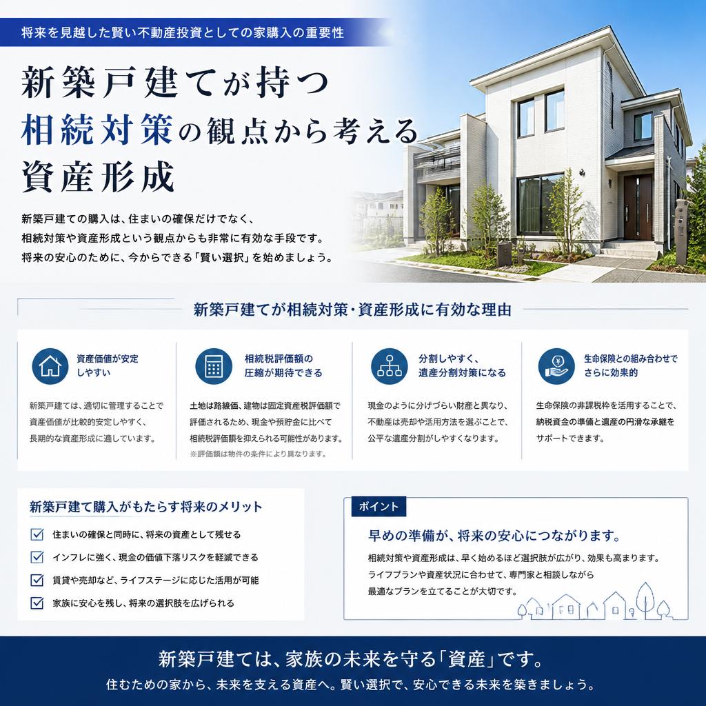 相続対策としての新築戸建て