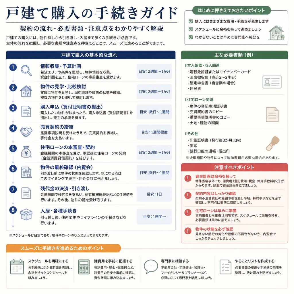 購入手続きの流れと注意点